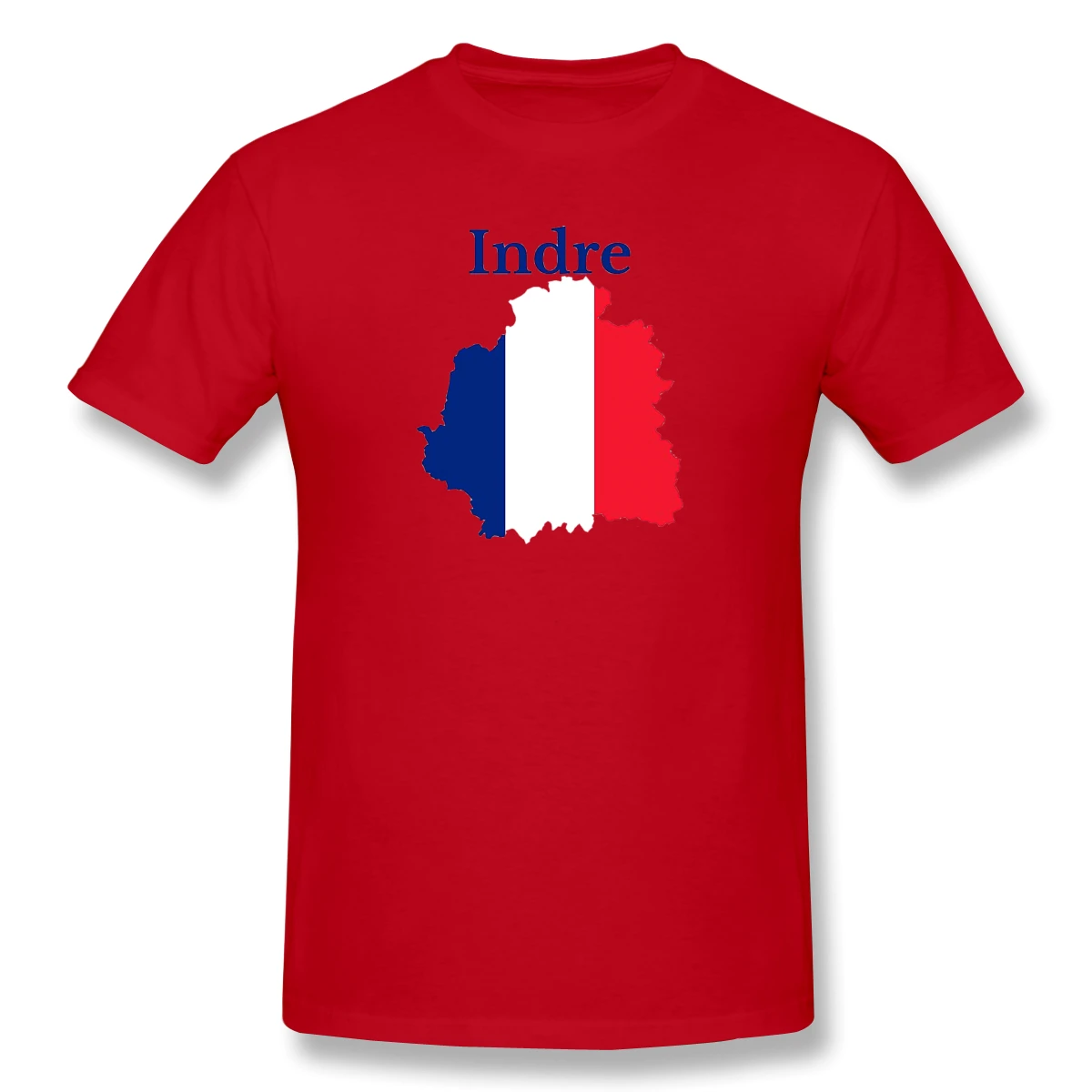 

Indre Map France French Departmenth Humor Men's Basic Short Sleeve T-Shirt R282 Tees Tops European Size