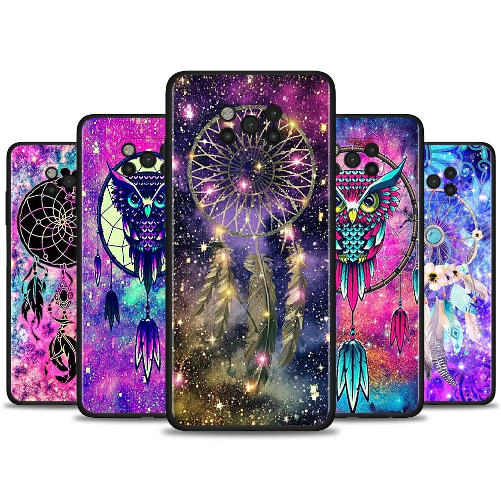 

Phone Case For Xiaomi Poco X3 NFC F3 GT M3 pro F1 Cover for Mi Civi 10T 9T Note 10 10Lite 10T 11T Pro Fundas Dream Catcher