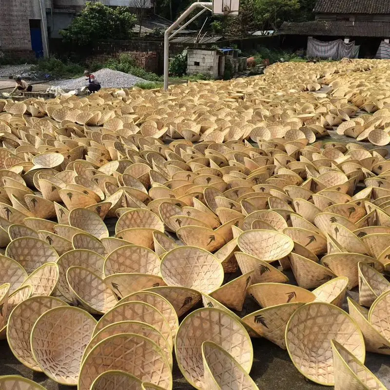 Бамбуковая Плетеная соломенная шляпа WZCX с широкими полями индивидуальная