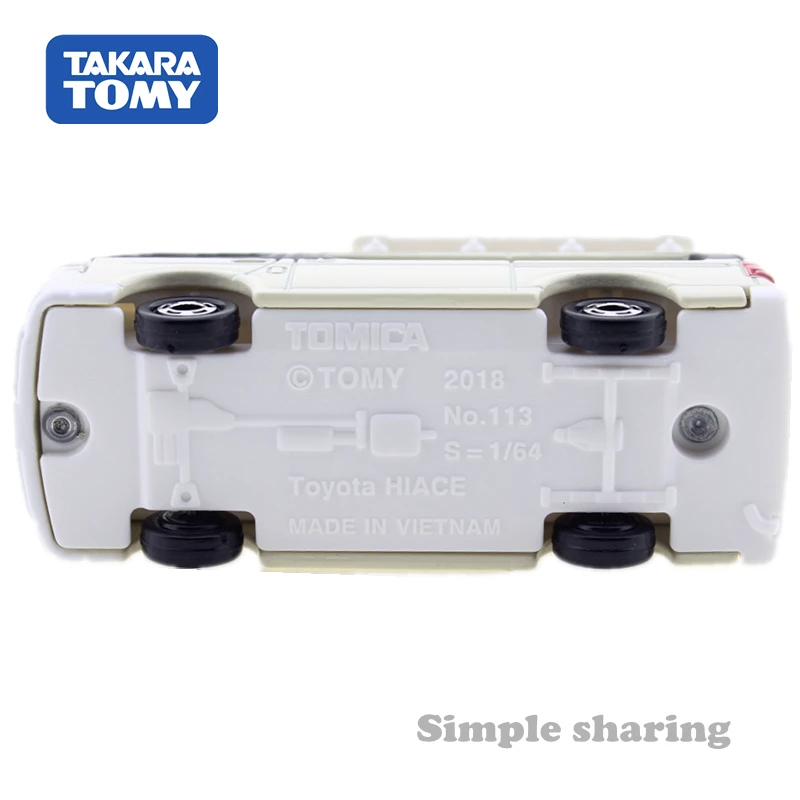 Takara Tomy Tomica 113 Toyota Hiace первое издание 1/64 популярная детская модель автомобиля под