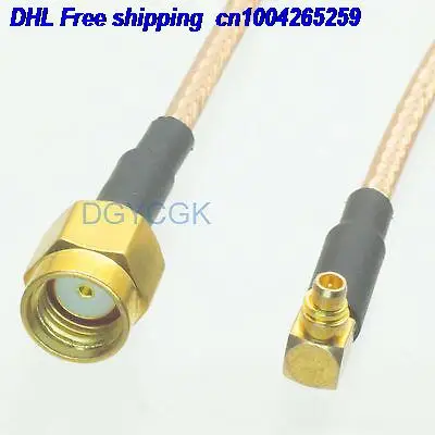 DHL 50 шт. MMCX штекер под прямым углом к RPSMA Мужской прямой RG316 джемпер pigtail 6 &quotкабель