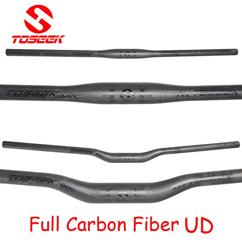 TOSEEK полностью углеродное волокно руль для велосипеда шоссейный горный