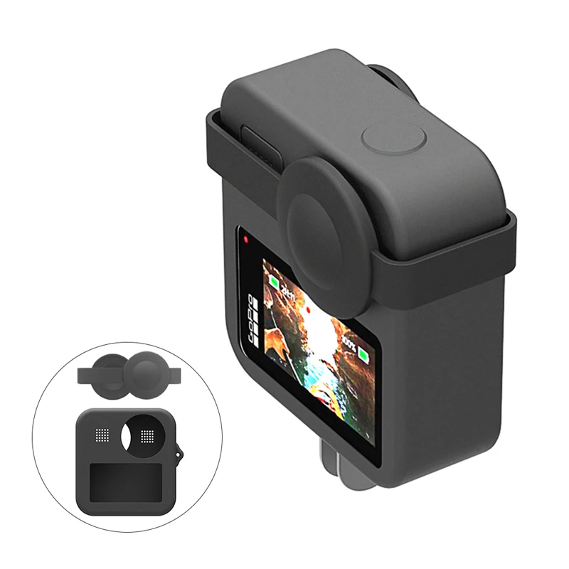 

for GoPro Max Cameras Silicone Case Protective Lens Cover Cap Protector for GoPro MAX Panoramic Action Camera Accessories