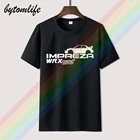 Футболка Subaru Impreza, летняя черная футболка с принтом, одежда, популярная рубашка, хлопковые футболки, удивительные уникальные мужские топы с коротким рукавом