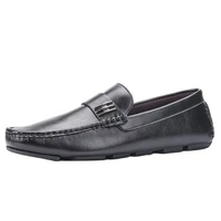 zyyzym spring autumn men loafers leather light versatile comfortable shoes for men eur 40 45
