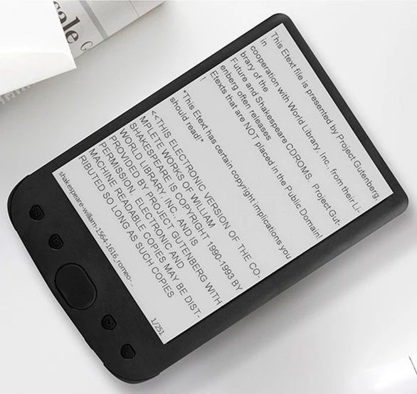 Черный считыватель электронных книг FB2 e ink Reader E 8 Гб 6 дюймов|Электронные книги| |