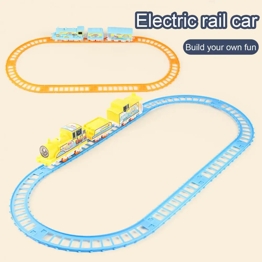 Изысканное ремесло 1 комплект высокая имитация цветные треки игрушечный поезд