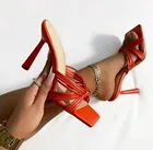 Женские туфли на высоком каблуке, абрикосового цвета, размеры 35-42