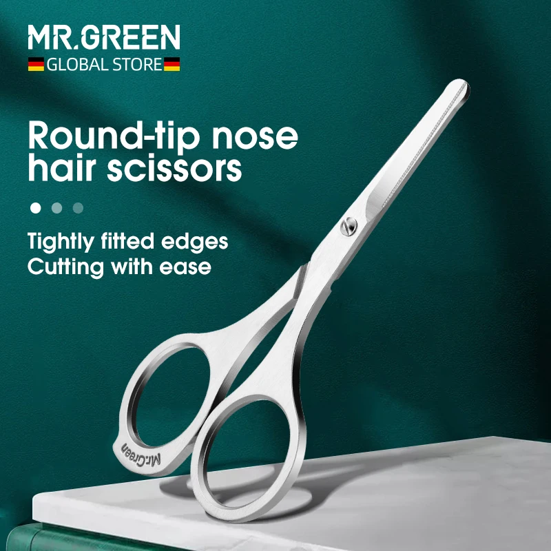 MR.GREEN ножницы для волос в носу макияжа хирургические инструменты из нержавеющей