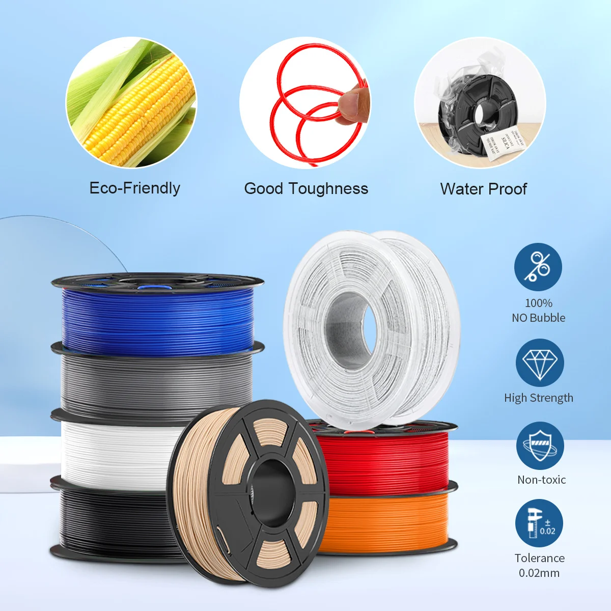 Нить для 3D-принтера PLA SILK PLUS PETG 1 кг 75 мм | Компьютеры и офис
