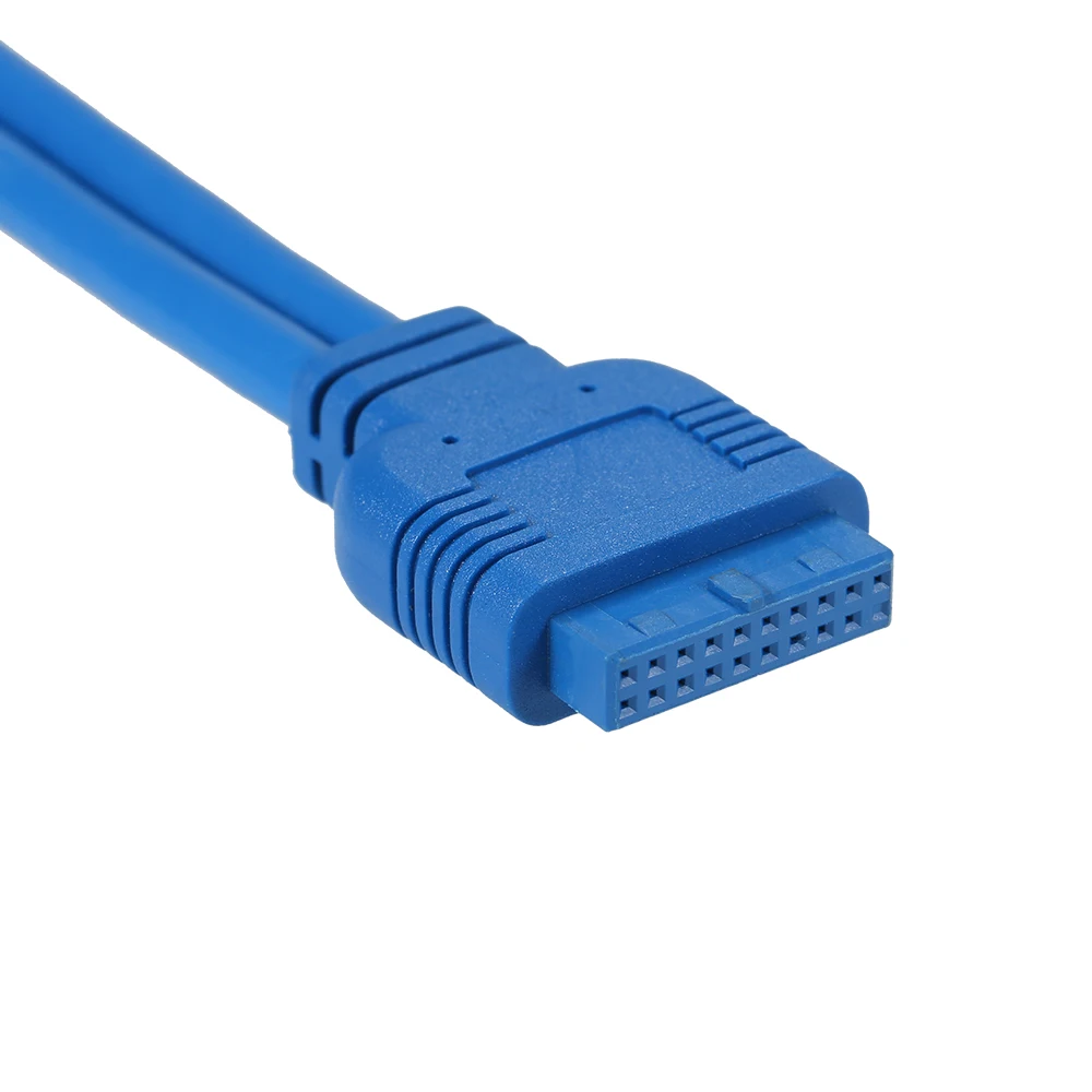 USB 3 0 Передняя панель концентратор 2 порта расширительный отсек 20 Pin до USB3.0 60 см