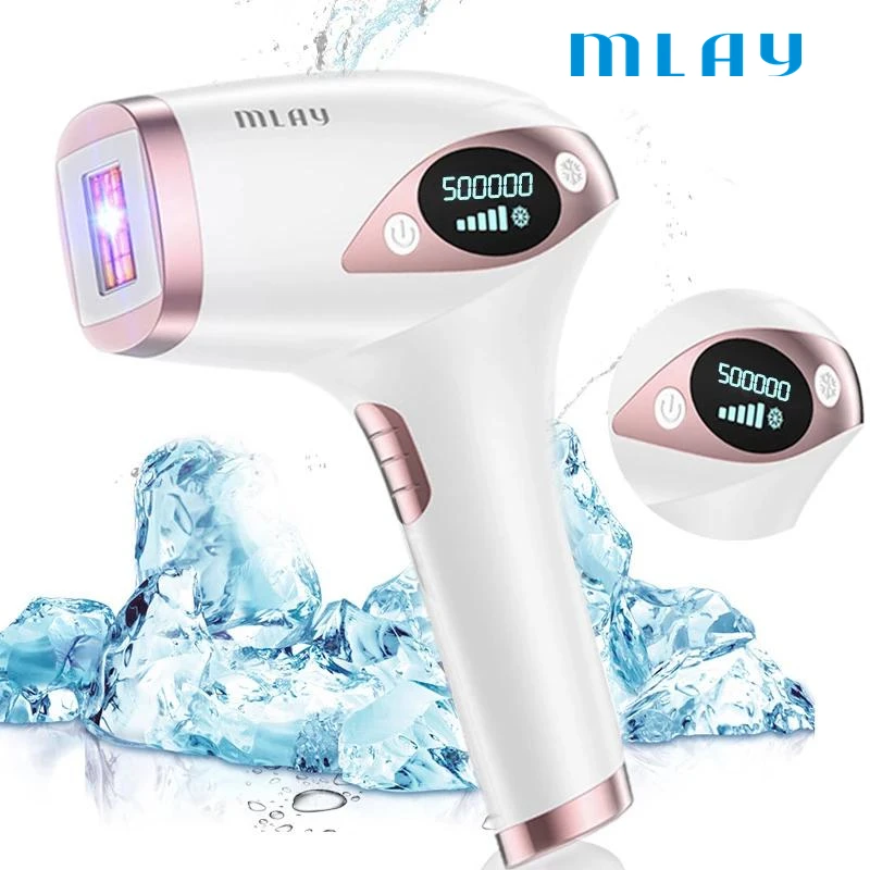 

Mlay Laser T4 Laser Hair Removal Device Laser Hair Removal ICE Cold IPL Epilation Flashes 500000 Mlay Ipl Hair Removal Painless