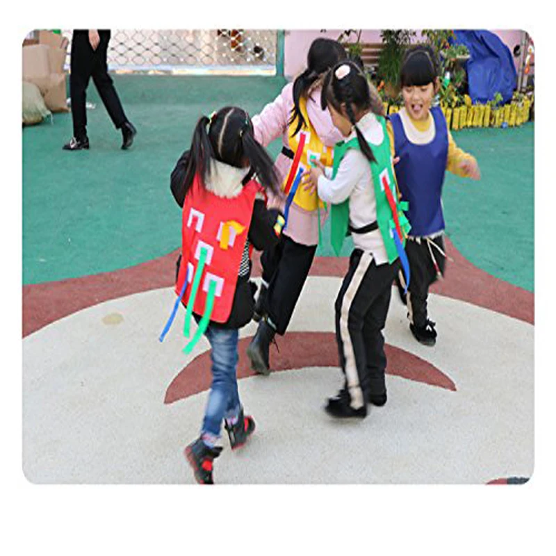 

2020 Kindergarten Outdoor Sport Game Toys Educational Toys Vest Baby Kids Adult School Catch Tails Games