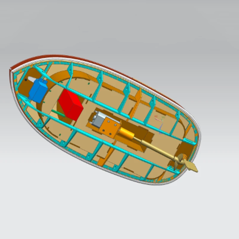 Микро-буксир M2 1:18 273 мм деревянная модель фотомодели набор игрушек для мальчиков