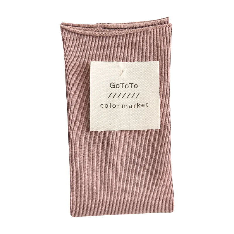 

New Cotton Autumn and Spring Thin Molandi Pure Color INS Soft Warm Medium Socks