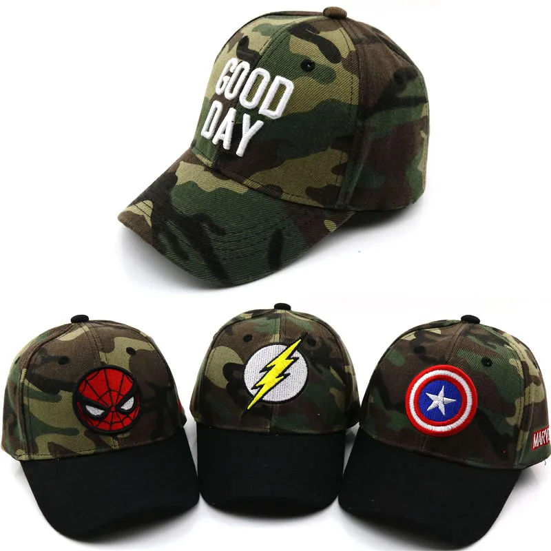 PUBG бейсболка для мальчиков Детская кепка-Снэпбэк поп-Hero Человек-паук Детские