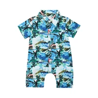 lioraitiin 0 24m summer infant baby boy newborn hawaii romper jumpsuit trousers outfits