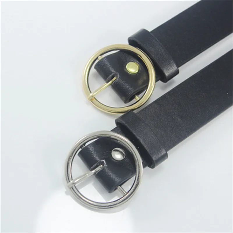 Ремень женский из искусственной кожи с металлической пряжкой-сердечком