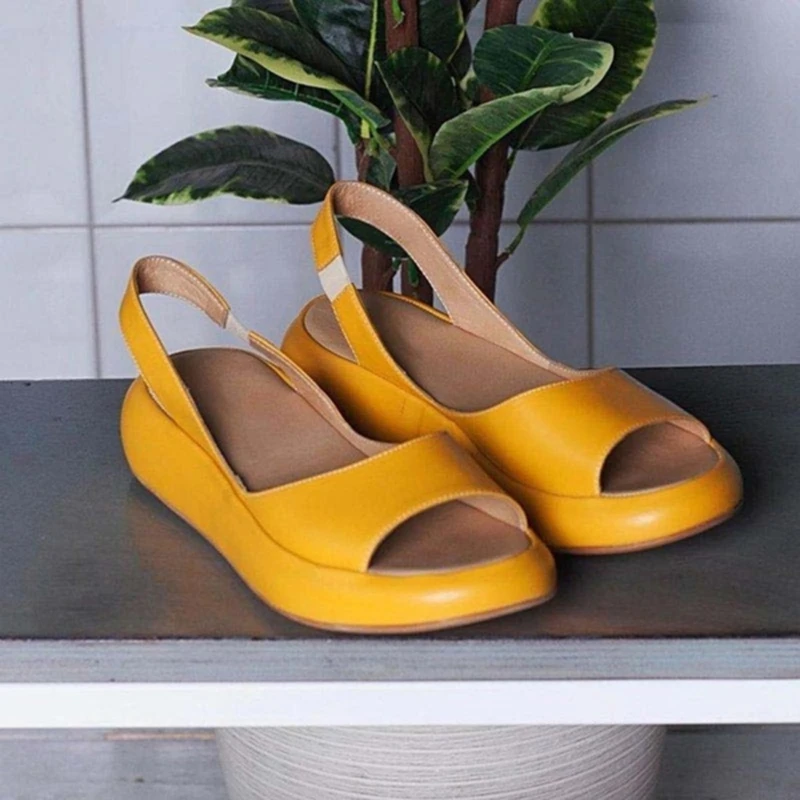 

Fashion Candy Color Women Sandals Flip Flops Summer Rome Slip-On Breathable Non-Slip Shoes Woman Slides Solid Casual Female