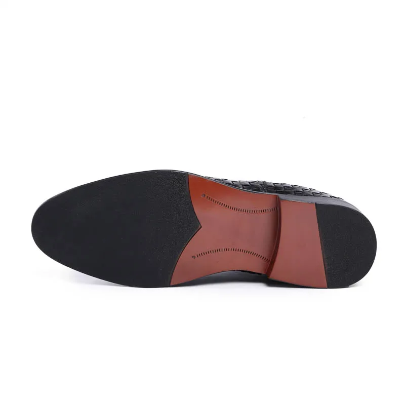 New Weave Men 2020 Genuine Leather Ankle Office Party Fashion Casual Chelsea Boots Male Black Coffee Round Toe Dress Shoes |