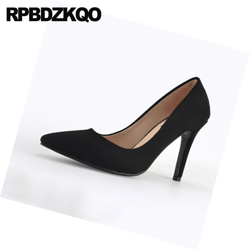 2021 серый Scarpin холщовая дешевая обувь для женщин Размеры 33 Замшевые женские