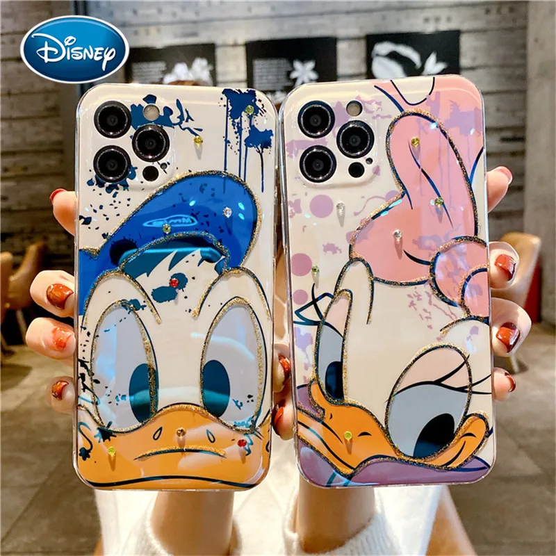 

Disney Donald Duck Daisy Doodle Phone Case for iPhoneX/XS/MAX/XR/7/8/Plus/11/12/12Pro Max Phone Case HUAWEI Protector Cases