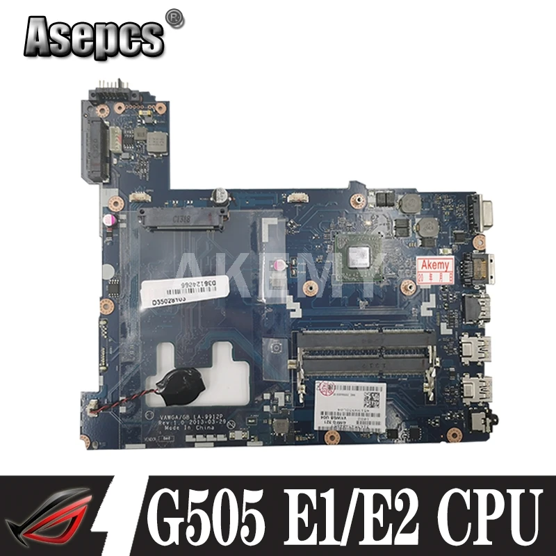 Бесплатная доставка LA 9912P материнская плата для For Lenovo G505 ноутбука 90003032 с E1 /E2 CPU 100%