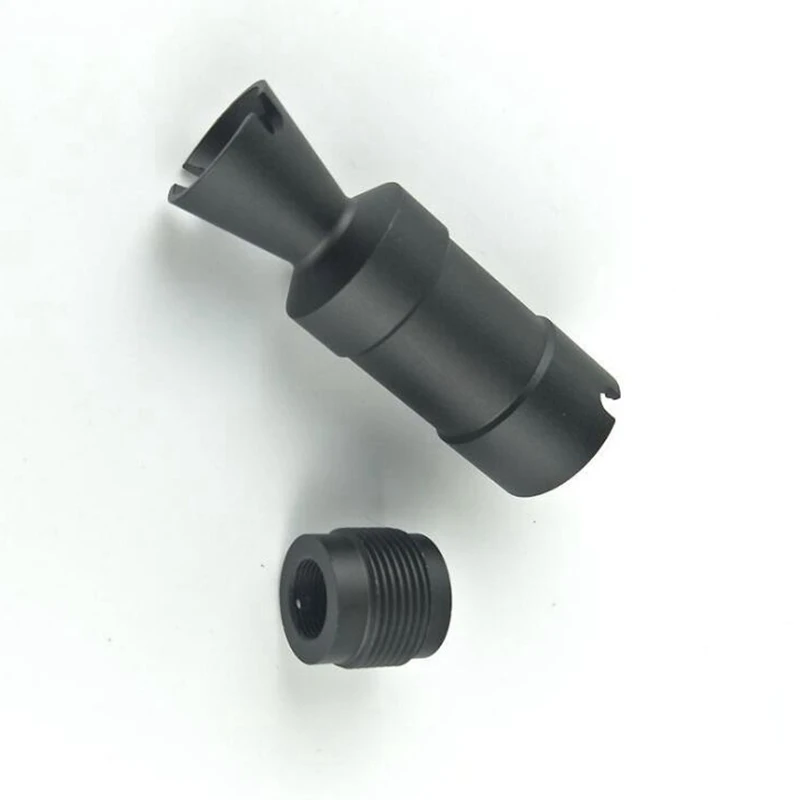 

14mm CCW Airsoft Silencer For Renxiang AK 47 74U J11 Air Mulffer Extension Tube Gel Blaster Decroative Cap Paintball Accessories