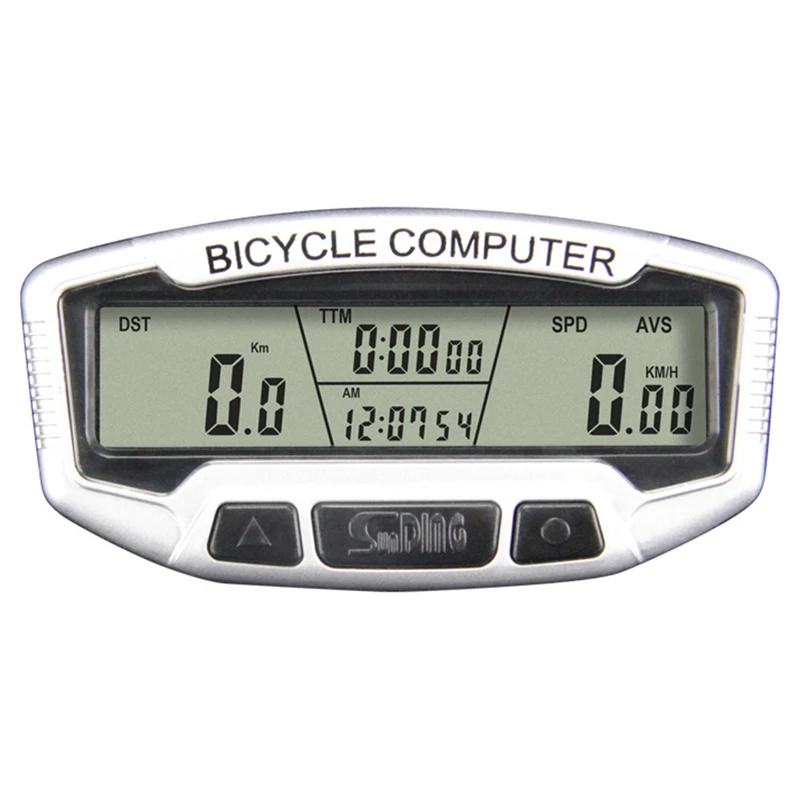 

Sunding Bicycle Computer Wireless Digital LCD Backlight Road Speedometer Stopwatch Speedometer Bicycle Accessories SD-558C