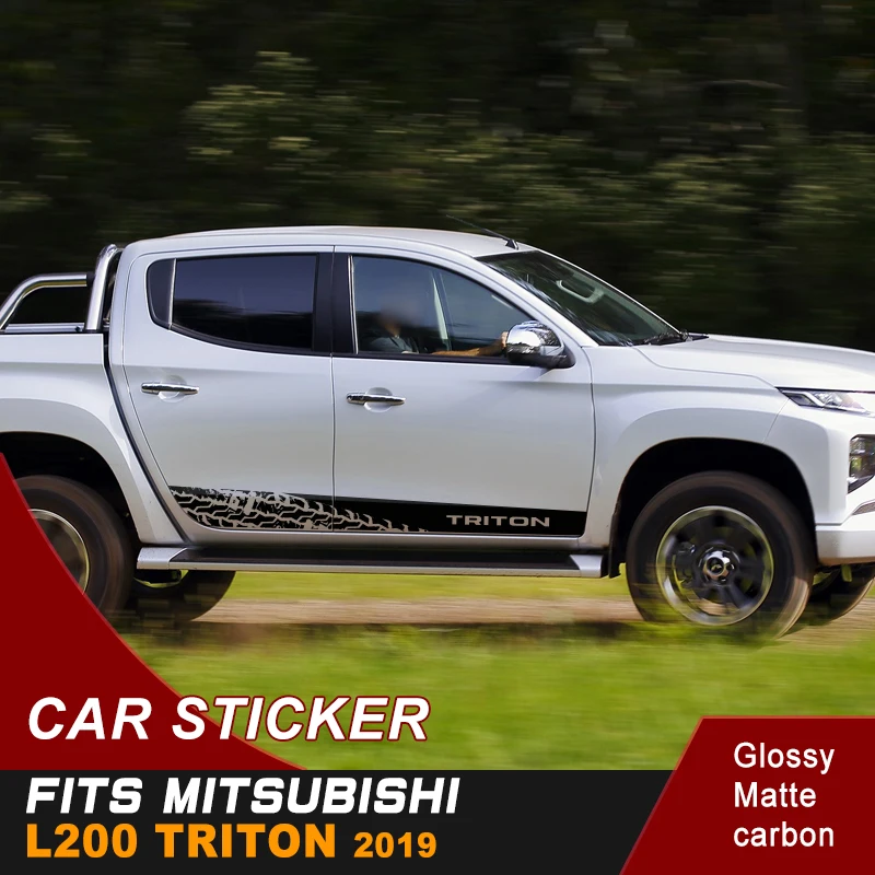 2 шт. виниловые наклейки для mitsubishi l200 triton 2012 2019|Наклейки на автомобиль| |