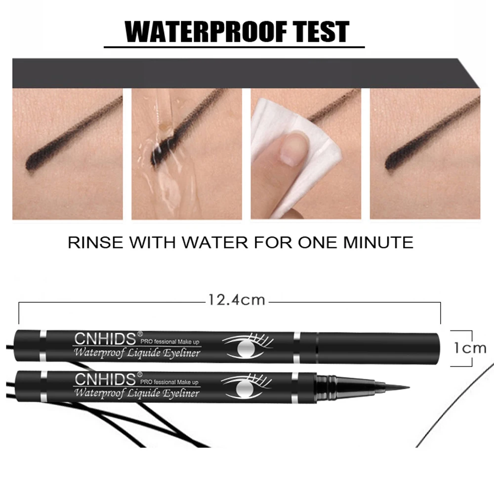 Lulaa 1 шт. водонепроницаемая черная жидкая подводка для глаз макияж женщин Красота