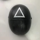 Пластиковая маска для косплея, треугольная, квадратная, круглая