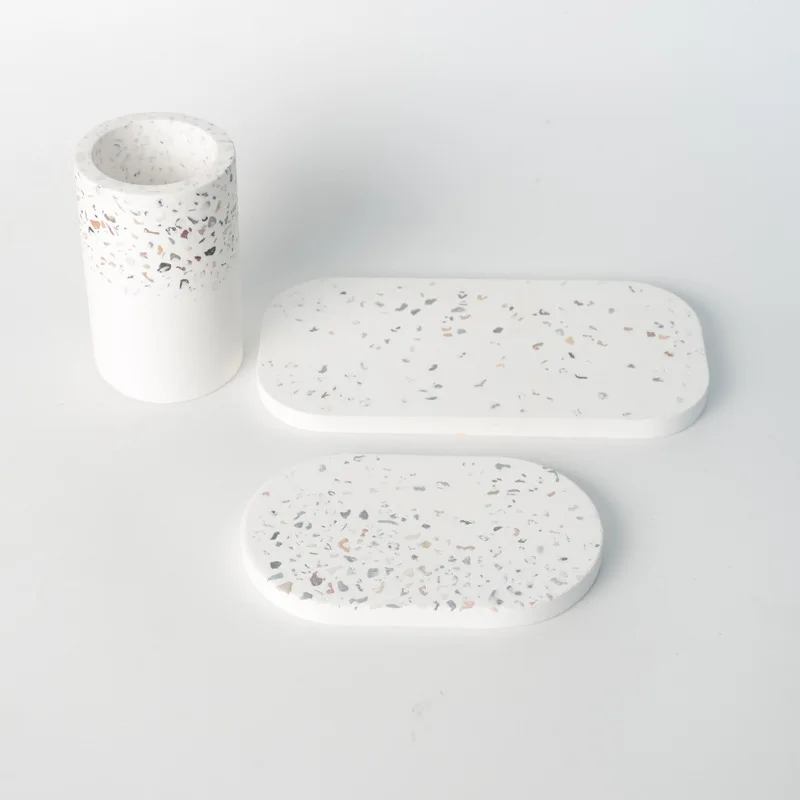 diatom mud toothbrush holder absorbent coasters bathroom toilet table absorbent soap pad toiletries bathroom set accessories free global shipping