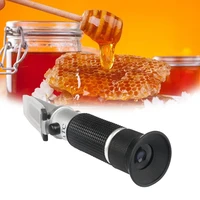 beekeeping tools honey refractometer for honey moisture brix and baume 3 in 1 uses 58 90 brix scale rang bee keeping supplies