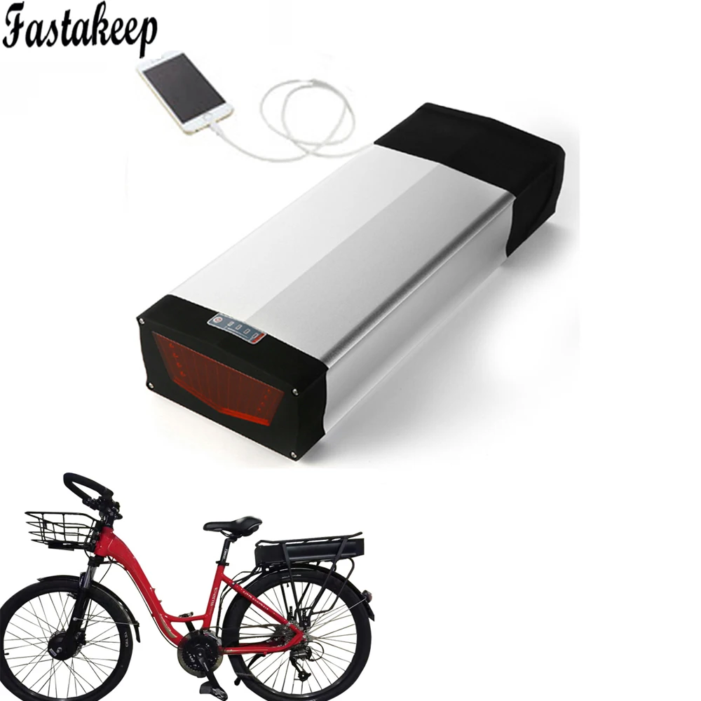 Аккумулятор для электрического велосипеда 24 В 40 А · ч 30 20 задняя стойка USB литий