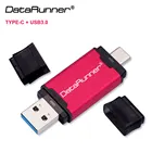 USB-флеш-накопитель DataRunner OTG 2 в 1, USB 512 и Type-C, флеш-накопитель 256 ГБ, 128 ГБ, 3,0 ГБ, 64 ГБ, 32 ГБ, высокоскоростная USB-флешка