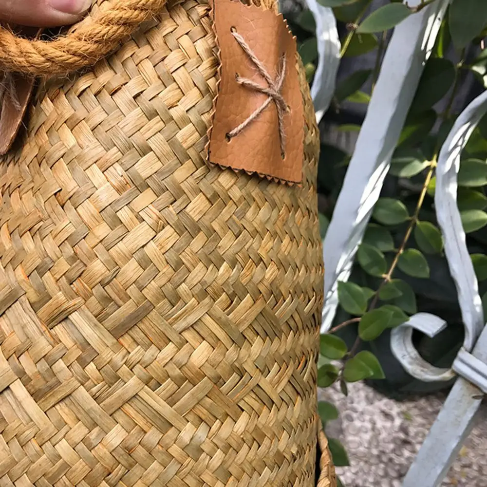 Подвесной ротанговый корзина водорослей тканые корзины для хранения садовая