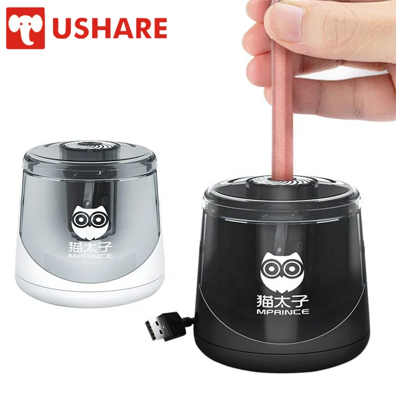 

Automatic Pencil Sharpener Electric Stationery Professional Translucent Color Pencil Sharpener Machine School Office Supplies