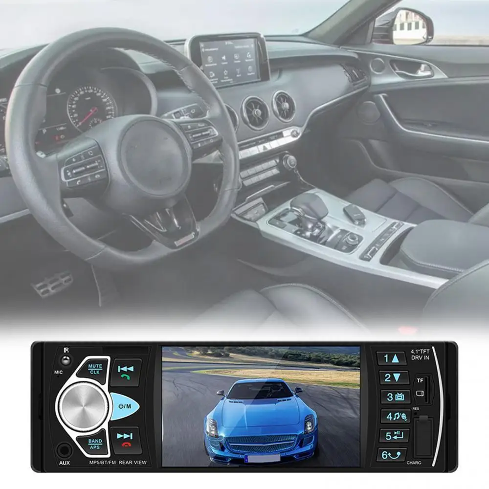 Лидер продаж 4022D автомобильный MP5 плеер Bluetooth 1 Din 4 дюймов FM аудио стерео