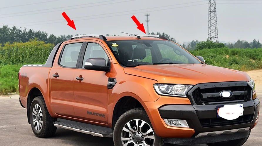 Рейлинги Rack Перевозчик бары для Ford Ranger WILDTRACK 2012 2013 T6 T7 кабина с двумя рядами