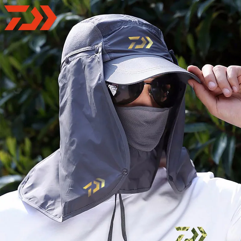 Маска Daiwa с защитой от ультрафиолета маска для лица и шеи солнца рыболовная Кепка