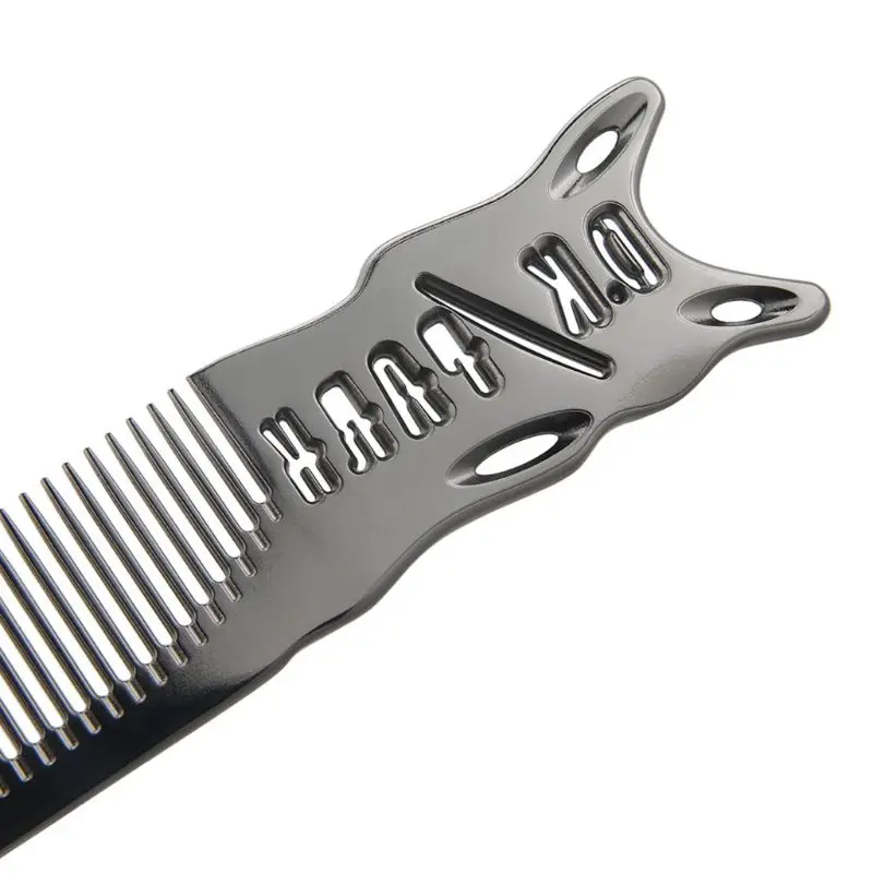 Алюминий Металлический Гребень для стрижки волос Парикмахерские ножницы и