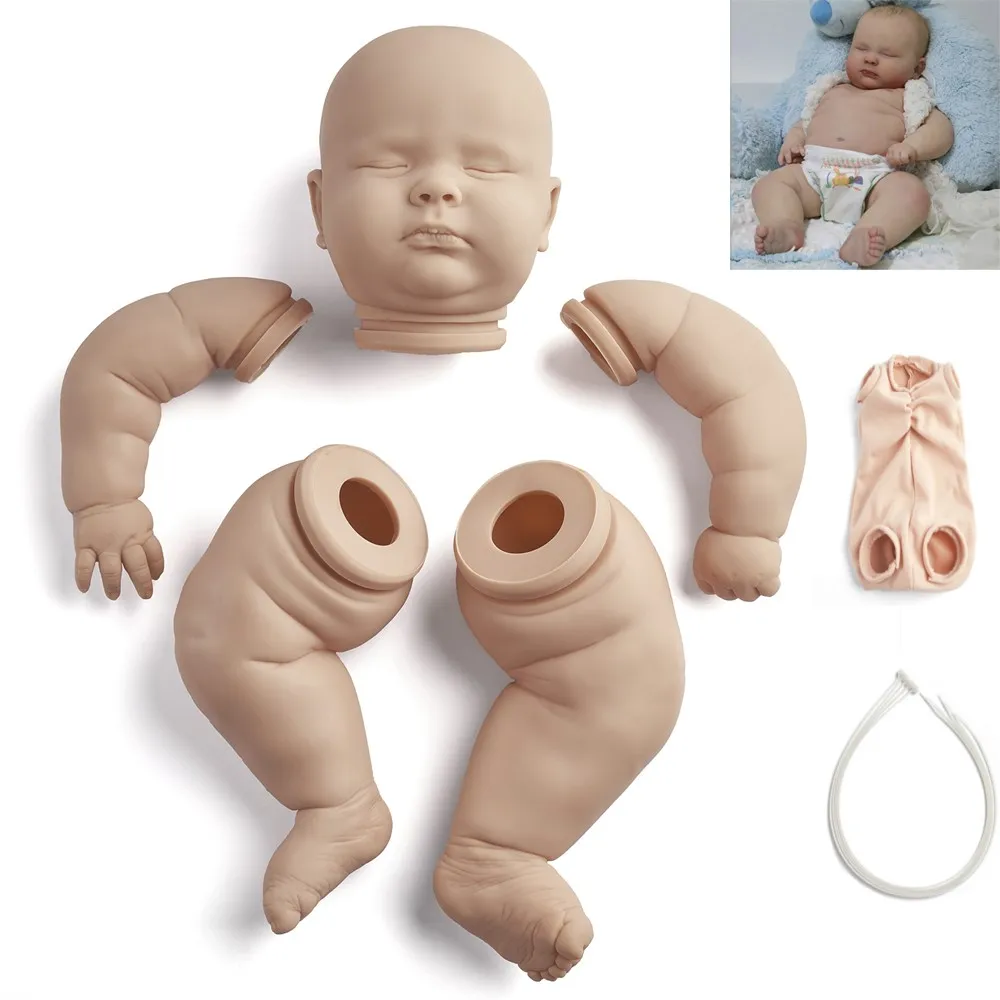 

23 Inches Joseph DIY Blank Parts Kit Reborn Baby Doll Lifelike Vinyl Unpainted Unfinished Toys Gift For Girl Children