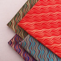 nylon brocade stripe clothing design fabrics sewing childrens clothing bag patchwork satin material