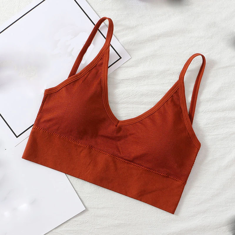 Женские новые сексуальные бюстгальтеры U образный спортивный бесшовный