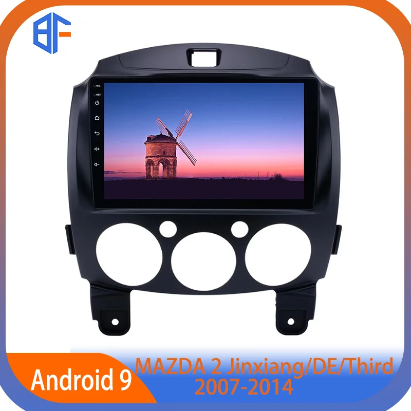 

BF 9 дюймов Автомобильный видео мультимедиа плеер Android автомобильный стерео GPS для 2007-2012 2013 2014 MAZDA 2-Jinxiang-DE-Third