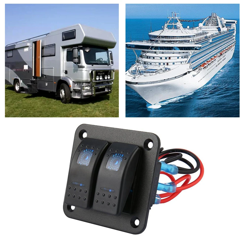 2/3 панель переключателя лодки переключатель цифровой вольтметр 5 контактов