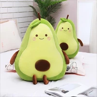cartoon creative avocado plush toy girl comfort toy doll simulation fruit pillow net celebrity products sofa pillow