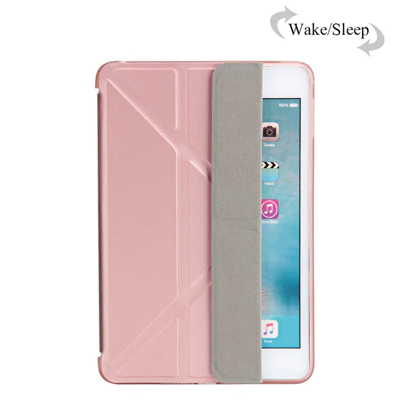 Умный чехол для ipad mini 3 2 1 из искусственной кожи, чехол с функцией автоматического сна/пробуждения, защитный чехол для apple ipad mini1 mini2 mini3