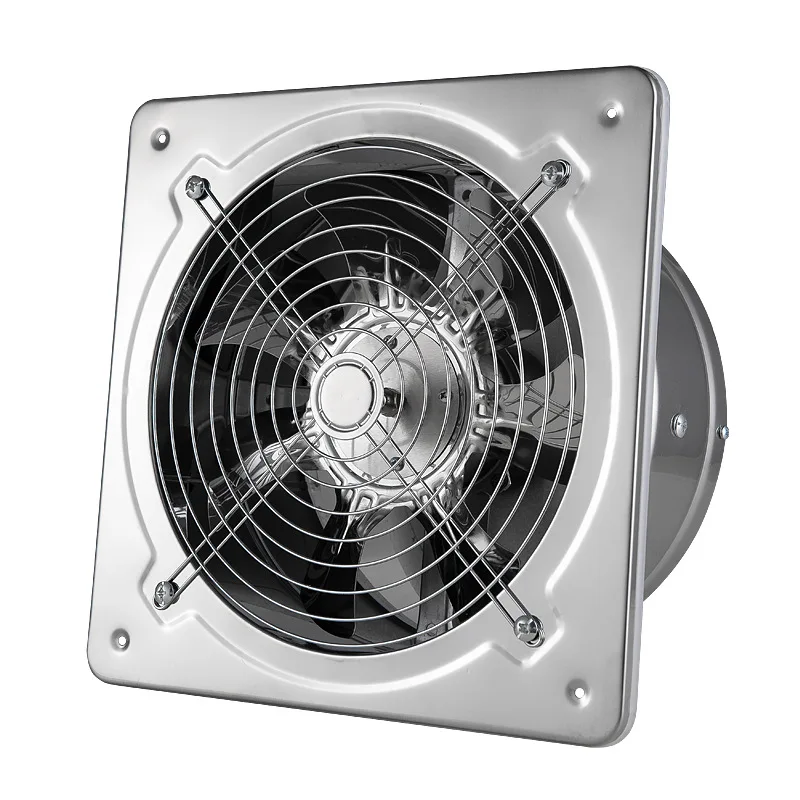 

6''7''8'' Booster Fan Extractor Exhaust fan Ventilation Pipe Fan for Bathroom Toilet Kitchen Wall Window Stainless Steel Fan
